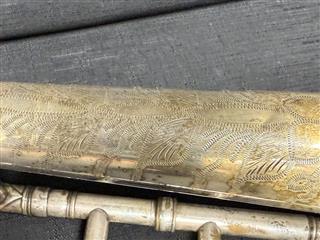 HENRY DISTIN MFG CO. TROMBONE 1867 MADE IN WILLIAMSPORT PA.
